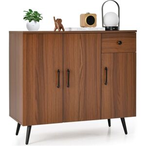 Costway - Buffet Cabinet Kitchen Modern Storage Cabinet w/Pull-out Drawer Costway - Buffet Cabinet Kitchen Modern Storage Cabinet w/Pull-out Drawer