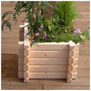 Buildround Square Planter - Timber - L45.7 x W45.7 x H33 cm Buildround Square Planter - Timber - L45.7 x W45.7 x H33 cm