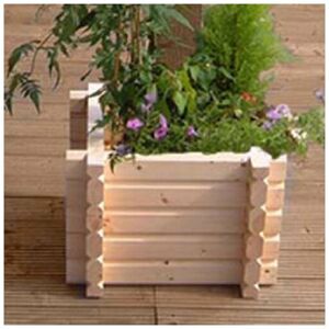 Buildround Square Planter - Timber - L91.4 x W91.4 x H33 cm Buildround Square Planter - Timber - L91.4 x W91.4 x H33 cm