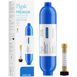 COOCHEER Built-in RV water filter with flexible hose protector, designed for RVs and boats, reduces lead, fluoride, chlorine, bad taste and odor. COOCHEER Built-in RV water filter with flexible hose protector, designed for RVs and boats, reduces lead, fluoride, chlorine, bad taste and odor.