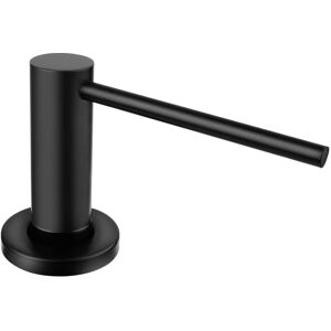 WOIYIC Built-in Soap Dispenser for Kitchen and Bathroom, with Stainless Steel Pump, 500ML Bottle, Top Fill, Black WOIYIC Built-in Soap Dispenser for Kitchen and Bathroom, with Stainless Steel Pump, 500ML Bottle, Top Fill, Black