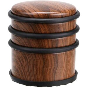 Serbia - Butée de porte en acier inoxydable 1 kg Butée de porte en métal robuste avec anneau tampon en caoutchouc - Conception sans fixation (grain Serbia - Butée de porte en acier inoxydable 1 kg Butée de porte en métal robuste avec anneau tampon en caoutchouc - Conception sans fixation (grain