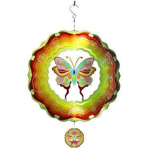 TLILY Butterfly Wind Spinners,12 Inch 3D Metal Kinetic Wind Spinner Balcony Garden Decor Outside Gardening Patio Decor TLILY Butterfly Wind Spinners,12 Inch 3D Metal Kinetic Wind Spinner Balcony Garden Decor Outside Gardening Patio Decor