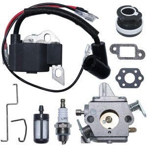 Tlily - C1Q S57B Carburetor Ignition Coil Kit for 017 018 MS170 MS180 Chainsaw Replace 1130 120 0603 Tlily - C1Q S57B Carburetor Ignition Coil Kit for 017 018 MS170 MS180 Chainsaw Replace 1130 120 0603