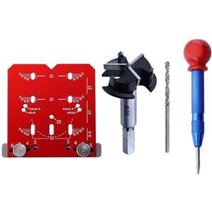 TLILY Cabinet Hinge Jig,Adjustable Drilling 35Mm Drill Guide Concealed Jig,Fits 45Mm & 48Mm Two-Hole Distance Hinges A TLILY Cabinet Hinge Jig,Adjustable Drilling 35Mm Drill Guide Concealed Jig,Fits 45Mm & 48Mm Two-Hole Distance Hinges A