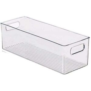 YMYNY Cabinet/Kitchen Storage Box, Medium Size Refrigerator Container Made of Plastic, Long Box, Transparent MUMU YMYNY Cabinet/Kitchen Storage Box, Medium Size Refrigerator Container Made of Plastic, Long Box, Transparent MUMU