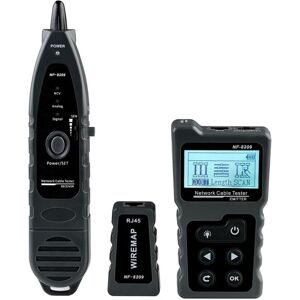 TINOR Cable Tester with Multi-function PoE Wire Tracker for Network Cable NF-8209 with Non-contact lan Cable Check for Cat5 Cat6 Tracker Underground TINOR Cable Tester with Multi-function PoE Wire Tracker for Network Cable NF-8209 with Non-contact lan Cable Check for Cat5 Cat6 Tracker Underground