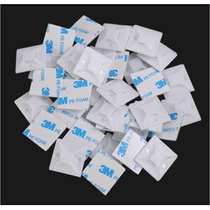 MUMU Cable Tie Adhesive Base, 100pcs (18.5mm x 18.5mm) Self-Adhesive Cable Ties, Self-Adhesive Cable Ties, Plastic Cable Tie Holder, Cable Tie Base, MUMU Cable Tie Adhesive Base, 100pcs (18.5mm x 18.5mm) Self-Adhesive Cable Ties, Self-Adhesive Cable Ties, Plastic Cable Tie Holder, Cable Tie Base,