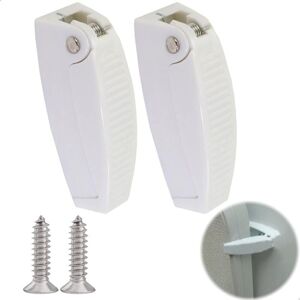 Ymyny - Camper Wedge Door Lock Clip Latch Closures Door Stop Door Window Plastic Holder Catch - for Motorhome, Trailer, Travel, Luggage, 2 Pieces Ymyny - Camper Wedge Door Lock Clip Latch Closures Door Stop Door Window Plastic Holder Catch - for Motorhome, Trailer, Travel, Luggage, 2 Pieces