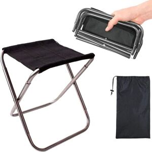 LINGHHANG Camping Folding Stools(Silver),Small Portable Folding Stool,Foldable Ultra Light Chair,Portable Folding Seat,Small Aluminum Camping Chair,for Travel LINGHHANG Camping Folding Stools(Silver),Small Portable Folding Stool,Foldable Ultra Light Chair,Portable Folding Seat,Small Aluminum Camping Chair,for Travel