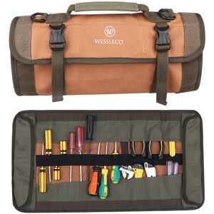 Gotrays - Canvas Reel Tool Bag Portable Thickening Repair Tool Storage Hardware Tool Kit Tool Bag-Black Gotrays - Canvas Reel Tool Bag Portable Thickening Repair Tool Storage Hardware Tool Kit Tool Bag-Black