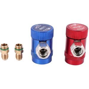 Tlily - Car ac High/Low Side R1234YF Quick Couplers Adapters Conversion Kit with Manual Couplers Tlily - Car ac High/Low Side R1234YF Quick Couplers Adapters Conversion Kit with Manual Couplers