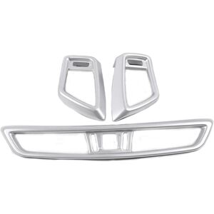 Tlily - 3Pcs Car ac Vent Center Air Conditioning Outlet Cover Trim for J11 x Trail T32 2014-2020 Silver Tlily - 3Pcs Car ac Vent Center Air Conditioning Outlet Cover Trim for J11 x Trail T32 2014-2020 Silver