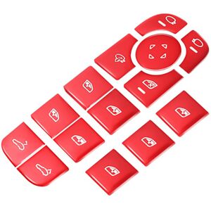 Tlily - Car Aluminum Alloy Window Lifter Buttons Sequins Decoration Trim Chrome Interior Cover for Porsche-Panamera Cayenne b Tlily - Car Aluminum Alloy Window Lifter Buttons Sequins Decoration Trim Chrome Interior Cover for Porsche-Panamera Cayenne b