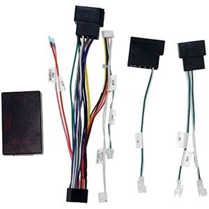 Tlily - Car Audio 16PIN Power Cord Adapter Harness with Canbus Box for - W209 2002-2006 W203 2001-2004 Tlily - Car Audio 16PIN Power Cord Adapter Harness with Canbus Box for - W209 2002-2006 W203 2001-2004