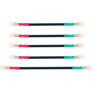 TLILY Car Battery Cable Assembly Portable Universal 4AWG Golf Cart Pure Copper Wire Kit for Lugs Flexible TLILY Car Battery Cable Assembly Portable Universal 4AWG Golf Cart Pure Copper Wire Kit for Lugs Flexible