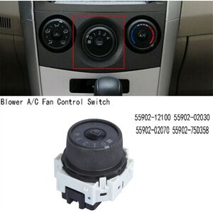 Tlily - Car Blower a/c Fan Control Switch for Toyota Corolla Matrix 55902-12100 55902-02030 55902-02070 55902-75D358 Tlily - Car Blower a/c Fan Control Switch for Toyota Corolla Matrix 55902-12100 55902-02030 55902-02070 55902-75D358