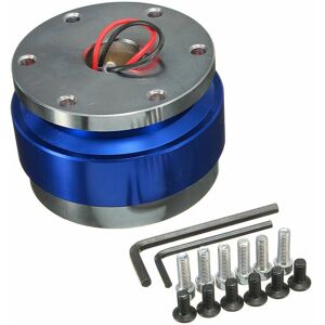 DEWDAT Car Blue Steering Wheel Quick Release Hub Adapter Snap Off Boss Kit DEWDAT Car Blue Steering Wheel Quick Release Hub Adapter Snap Off Boss Kit