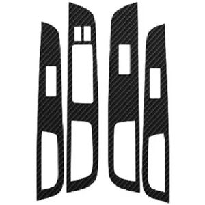 TLILY Car Carbon Decal Window Lift Button Switch Panel Stickers for TIIDA 2005-2010 TLILY Car Carbon Decal Window Lift Button Switch Panel Stickers for TIIDA 2005-2010