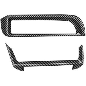 TLILY Car Carbon Fiber Car Console Air Conditioning Outlet Frame Cover Trim for Toyota Prius 60 Series 2020-2023 TLILY Car Carbon Fiber Car Console Air Conditioning Outlet Frame Cover Trim for Toyota Prius 60 Series 2020-2023