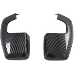 TLILY Car Carbon Rear View Rearview Side Glass Mirror Cover Trim Caps for Transit 2017 Tourneo Custom 2016 TLILY Car Carbon Rear View Rearview Side Glass Mirror Cover Trim Caps for Transit 2017 Tourneo Custom 2016