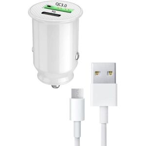 Car Charger - Samsung - Galaxy S22+ - 30W - USB Type C - Quick Charge 3.0 Car Charger - Samsung - Galaxy S22+ - 30W - USB Type C - Quick Charge 3.0