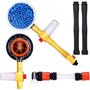 Memkey - Car Cleaning Brush, Car Cleaning Kit, 360 ° Rotating Mop, Microfiber Car Wash Brush with Long Handle (Yellow) Memkey - Car Cleaning Brush, Car Cleaning Kit, 360 ° Rotating Mop, Microfiber Car Wash Brush with Long Handle (Yellow)