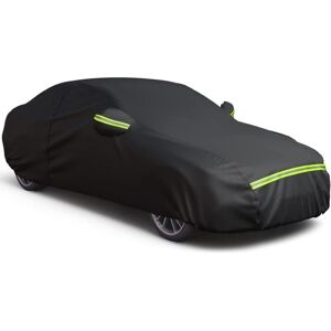 Ikodm - Car Cover with Right Zipper, Anti-UV, Waterproof, Windproof, Dustproof, Anti-Scratch, l - (470-180-150), Black Ikodm - Car Cover with Right Zipper, Anti-UV, Waterproof, Windproof, Dustproof, Anti-Scratch, l - (470-180-150), Black