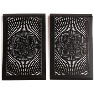 TLILY Car Dashboard Both Sides Speaker Cover Stickers for g Class W463 2004-2018 TLILY Car Dashboard Both Sides Speaker Cover Stickers for g Class W463 2004-2018