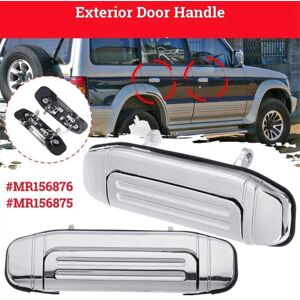 Tlily - Car Exterior Chrome Door Handle for Mitsubishi Montero Pajero V46 V31 V32 V33 MR156875 MR156876 MR156878 MR156877 Tlily - Car Exterior Chrome Door Handle for Mitsubishi Montero Pajero V46 V31 V32 V33 MR156875 MR156876 MR156878 MR156877