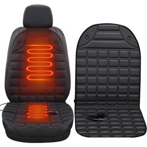 AIPERQ Car Heated Seat Cover, Heated Seat Cover 2 Pack, Heated Car Seat Cushion with Adjustable Temperature, Fast Heater for Car Seat for Truck, Black AIPERQ Car Heated Seat Cover, Heated Seat Cover 2 Pack, Heated Car Seat Cushion with Adjustable Temperature, Fast Heater for Car Seat for Truck, Black