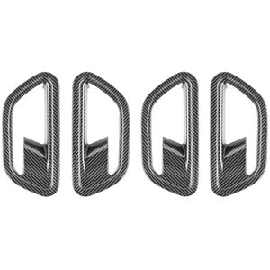 TLILY Car Interior Door Handle Bowl Cover Trim for 2024+ Accessories Carbon Fiber Pattern TLILY Car Interior Door Handle Bowl Cover Trim for 2024+ Accessories Carbon Fiber Pattern