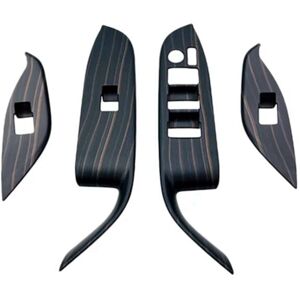 Tlily - Car Interior Wood Grain Door Armrest Panel Window Glass Lift Button Switch Cover Trim for Noah/ Voxy 90 Series 22 Tlily - Car Interior Wood Grain Door Armrest Panel Window Glass Lift Button Switch Cover Trim for Noah/ Voxy 90 Series 22