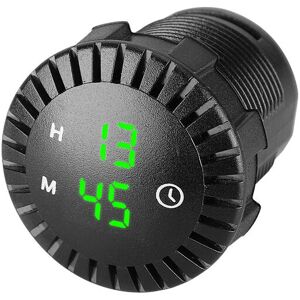 CYSLMUK Car LED Clock Touch Clock Waterproof Car Digital Clock 12V/24V Mini Led Digital Clock Mini Motorcycle Clock 2.01 Inch Diameter for Cars, Ships, SUV CYSLMUK Car LED Clock Touch Clock Waterproof Car Digital Clock 12V/24V Mini Led Digital Clock Mini Motorcycle Clock 2.01 Inch Diameter for Cars, Ships, SUV
