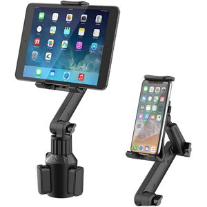 COOCHEER Car Phone Holder Cup Holder, 360 Rotation Car Smartphone Holder Version with Side Handles for iPhone 13 12 11 Pro Max X XR 8 Samsung S30 S20 Huawei COOCHEER Car Phone Holder Cup Holder, 360 Rotation Car Smartphone Holder Version with Side Handles for iPhone 13 12 11 Pro Max X XR 8 Samsung S30 S20 Huawei