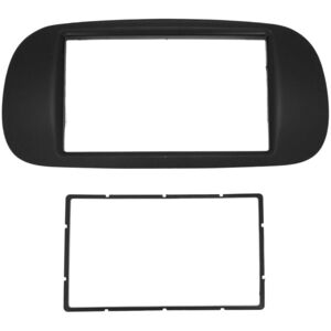 Tlily - Car Radio 2 Din Fascia for Fiat 500 2007-2015 dvd Stereo Panel Dashboard Refitting Installation Frame Tlily - Car Radio 2 Din Fascia for Fiat 500 2007-2015 dvd Stereo Panel Dashboard Refitting Installation Frame