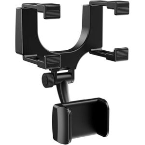 LINGHHANG Car Rearview Mirror Phone Holder 360 Degree Rotation Mobile Phone Navigation Bracket Suitable for Smartphone GPS LINGHHANG Car Rearview Mirror Phone Holder 360 Degree Rotation Mobile Phone Navigation Bracket Suitable for Smartphone GPS