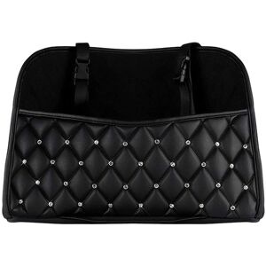 Tlily - Car Seat Back Storage Bag Handbag Holding Net Rear Armrest Box Hanging Bag Leather Car Net Pocket with Crystal Tlily - Car Seat Back Storage Bag Handbag Holding Net Rear Armrest Box Hanging Bag Leather Car Net Pocket with Crystal