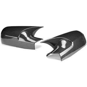Tlily - Car Side Wing Rearview Mirror Cover Cap for Renault Megane 2 MK2 2002-2009 Bat Rear View Mirror Cover(Carbon) Tlily - Car Side Wing Rearview Mirror Cover Cap for Renault Megane 2 MK2 2002-2009 Bat Rear View Mirror Cover(Carbon)
