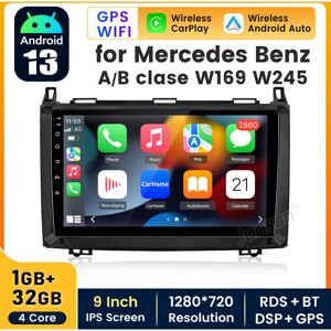 Car Stereo Radio For Benz Sprinter Vito Viano W169 W245 Carplay 9 Inch Android 13 1+32G JUNSUN Car Stereo Radio For Benz Sprinter Vito Viano W169 W245 Carplay 9 Inch Android 13 1+32G JUNSUN
