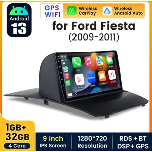 Car Stereo Radio For Ford Fiesta 2009-2011 Carplay 9 Inch Android 13 1+32G JUNSUN Car Stereo Radio For Ford Fiesta 2009-2011 Carplay 9 Inch Android 13 1+32G JUNSUN