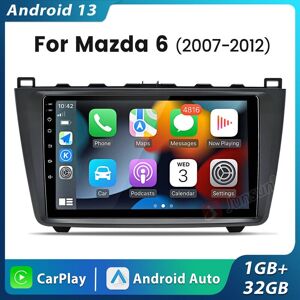 JUNSUN Car Stereo Radio For Mazda 6(2007-2012)Carplay 9 Inch Android 13 1+32G JUNSUN Car Stereo Radio For Mazda 6(2007-2012)Carplay 9 Inch Android 13 1+32G