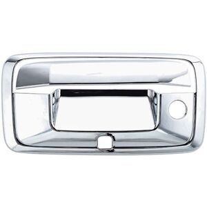 Tlily - Car Tailgate Handle Cover Tim with Camera Hole for Chevy Silverado Colorado gmc Sierra 2014-2017 (abs Silver) Tlily - Car Tailgate Handle Cover Tim with Camera Hole for Chevy Silverado Colorado gmc Sierra 2014-2017 (abs Silver)