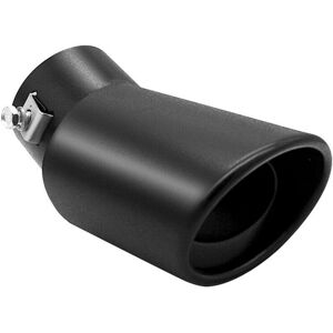 Tlily - Car Trim Exhaust Pipe 63mm Stainless Steel Bend Muffler Tip Tail Throat Black Tlily - Car Trim Exhaust Pipe 63mm Stainless Steel Bend Muffler Tip Tail Throat Black