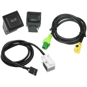 Tlily - Car usb aux Switch Cable usb audio Adapter RCD510 RNS315 for-VW Passat B6 B7 Golf 5 MK5 Golf 6 MK6 Jetta 5 MK5 cc Tlily - Car usb aux Switch Cable usb audio Adapter RCD510 RNS315 for-VW Passat B6 B7 Golf 5 MK5 Golf 6 MK6 Jetta 5 MK5 cc