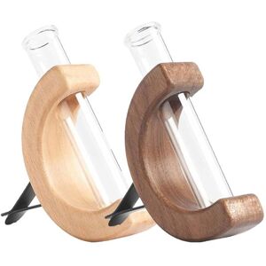 Tlily - Car Vase Vent Clip, 2PCS Flower Vase, Wooden for Air Ornament Tlily - Car Vase Vent Clip, 2PCS Flower Vase, Wooden for Air Ornament