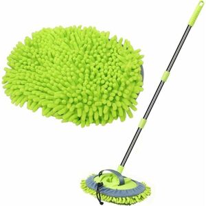 Soleil - Car Wash Brush 120cm Chenille Microfiber Long Handle Broom Anti Scratch 2 in 1 Cleaning Telescopic Pole Car Cleaning Brush Car Brush Kit Soleil - Car Wash Brush 120cm Chenille Microfiber Long Handle Broom Anti Scratch 2 in 1 Cleaning Telescopic Pole Car Cleaning Brush Car Brush Kit