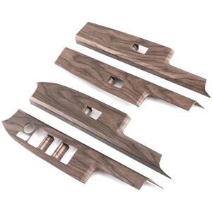 Tlily - Car Window Glass Lift Button Switch Cover Trim Door Armrest Panel For Toyota Bz4x 2022 2023 Mahogany Tlily - Car Window Glass Lift Button Switch Cover Trim Door Armrest Panel For Toyota Bz4x 2022 2023 Mahogany