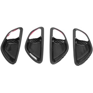 Tlily - Carbon Fiber Car Door Handle Bowl Cover Trim for c e glc Class W205 X253 GLC260L E3000L C200L 15-21 lhd Tlily - Carbon Fiber Car Door Handle Bowl Cover Trim for c e glc Class W205 X253 GLC260L E3000L C200L 15-21 lhd