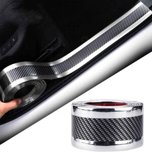 WOIYIC Carbon Fiber Car Door Sill Sticker, Scratch Resistant, Shockproof Rubber Strip, with Abrasion and Scratch Resistance and Strong Adhesive (2.5M 5CM) WOIYIC Carbon Fiber Car Door Sill Sticker, Scratch Resistant, Shockproof Rubber Strip, with Abrasion and Scratch Resistance and Strong Adhesive (2.5M 5CM)